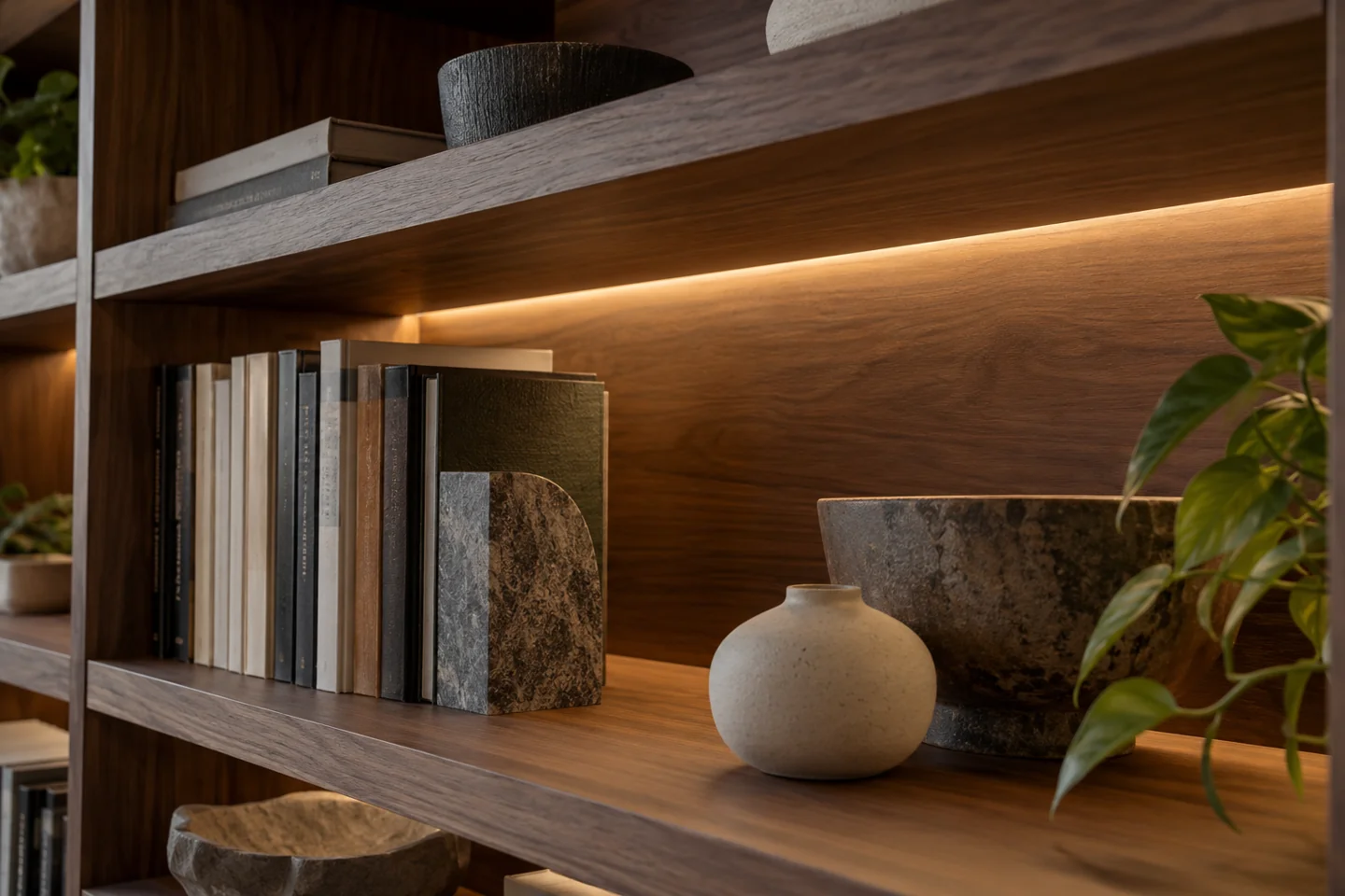 under shelf joinery lighting application illustration