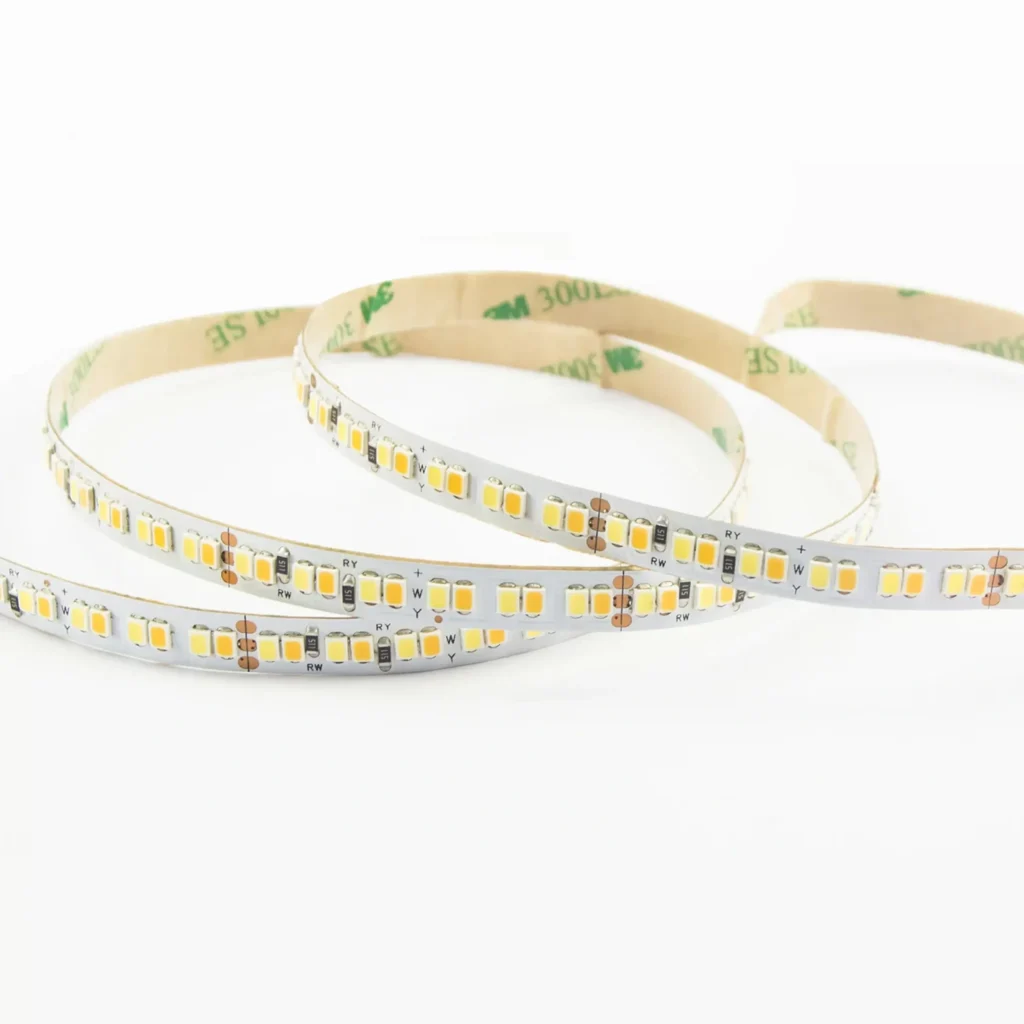 2835 Turnable White 14.4W/M 8mm 1350lm 120+120LEDs/M IP20 24V