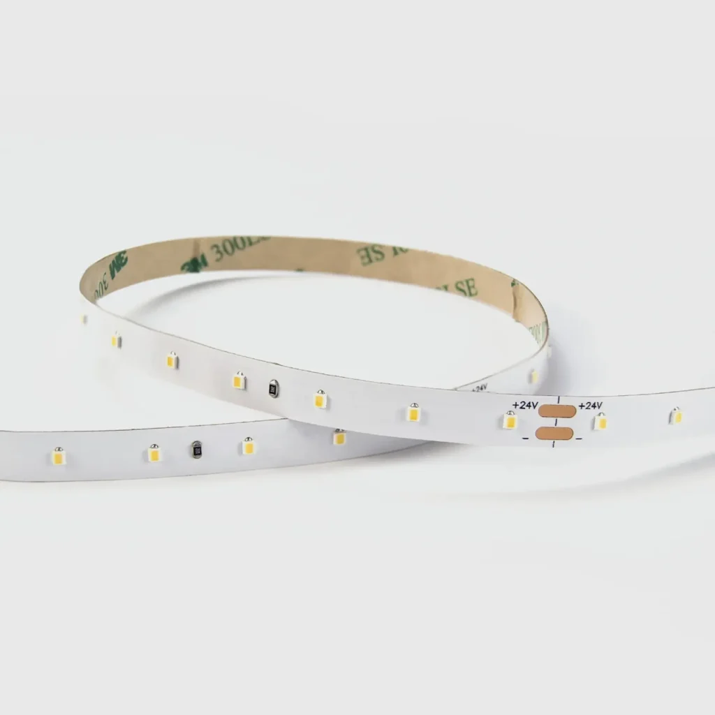 2216 Strandard 4.8W/M 8mm 480lm 70LEDs/M IP20 24V