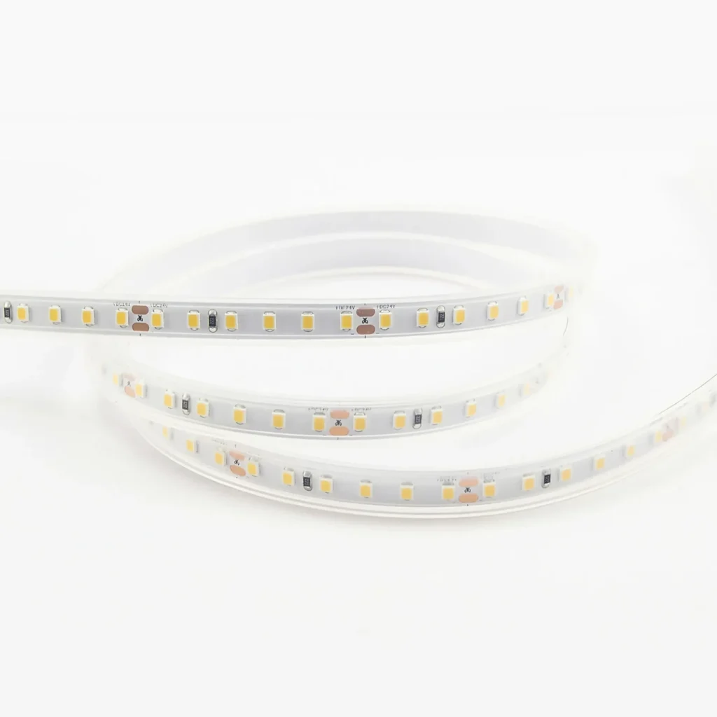 2835 CCT 9.6W/M 10mm 850lm 120LEDs/M IP65 24V